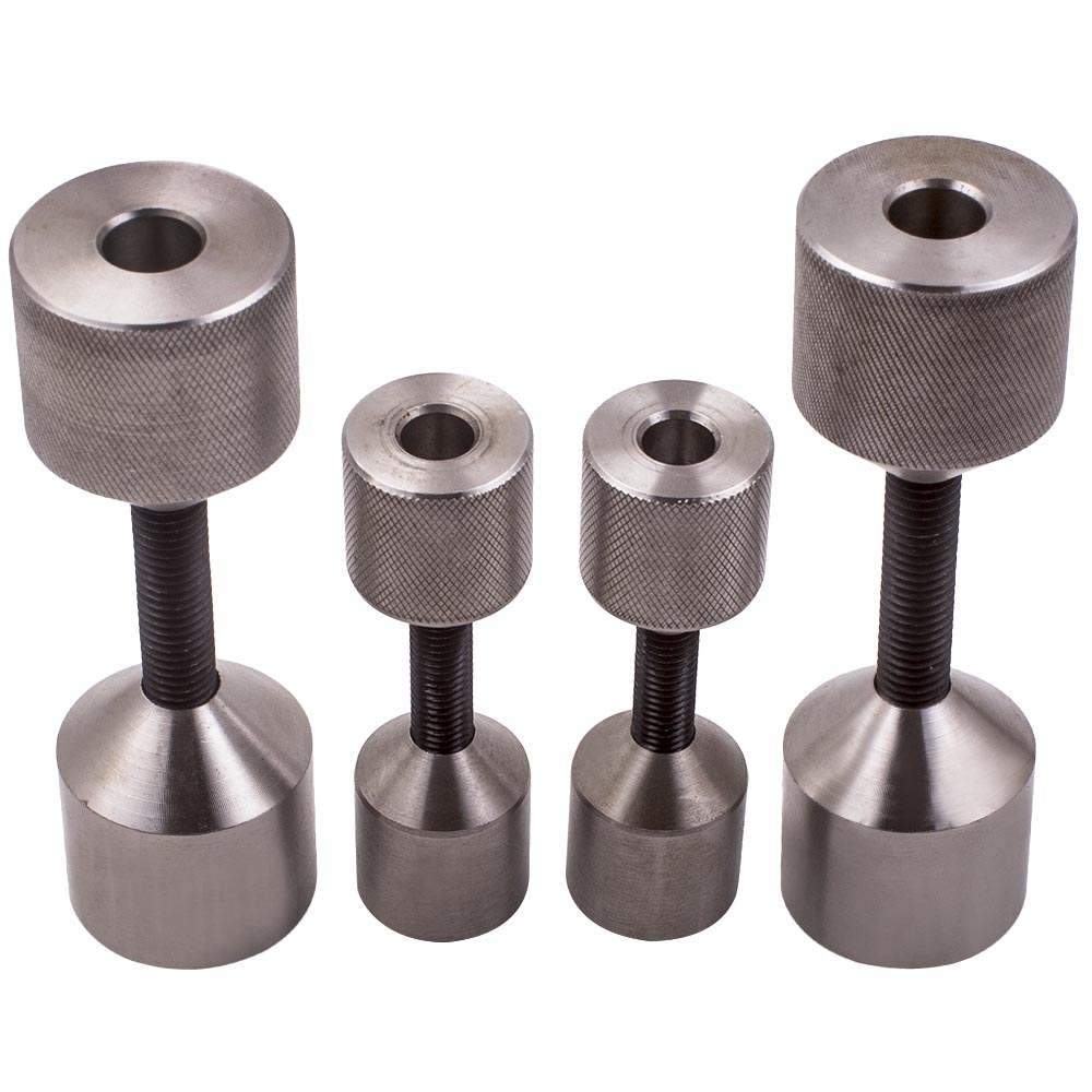 4x Flange Two Hole Pin Set Stainless Steel - 1-1/8 1-5/8 Diameter Set