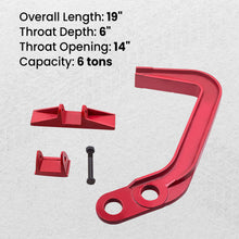Laad de afbeelding in de galerijviewer, 6 Ton Auto Body Frame Jumbo Deep Fast Hook Up Hakenklemme Pulling Puller Set