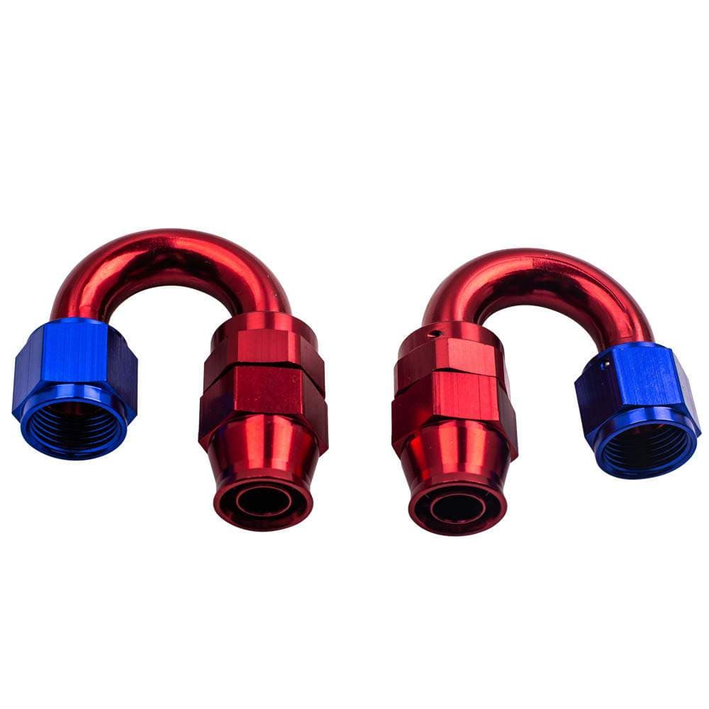 AN10 -10AN AN-10 20FT Stainless Steel Braided Fuel Line Hose Swivel Fitting Kit