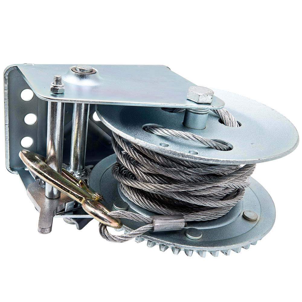Single Gear Hand Winch Hand Winch Crank 2500Lbs 1136Kg Hand Winch