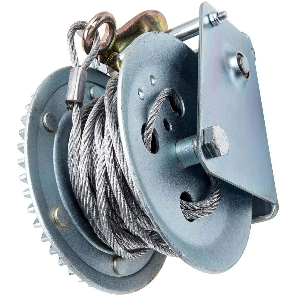 Single Gear Hand Winch Hand Winch Crank 2500Lbs 1136Kg Hand Winch