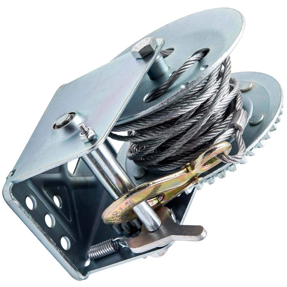 Single Gear Hand Winch Hand Winch Crank 2500Lbs 1136Kg Hand Winch