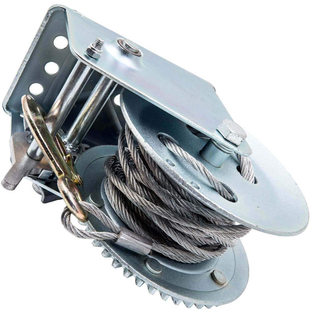 Single Gear Hand Winch Hand Winch Crank 2500Lbs 1136Kg Hand Winch
