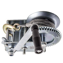 Load image into Gallery viewer, Manual Winch Hand Crank 1500 kg Steel Double Gear for Boat Trailer 33 ft Cable