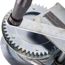 Load image into Gallery viewer, Manual Winch Hand Crank 1500 kg Steel Double Gear for Boat Trailer 33 ft Cable