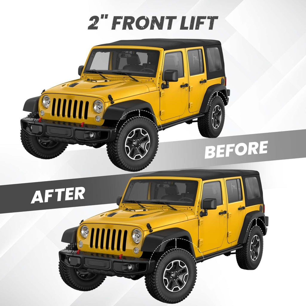MaXpeedingrods 2-inch voor Leveling Lift Kit geschikt voor Jeep Liberty KJ KK Limited Sport 2002-2012 geschikt voor Dodge Nitro 2007-2012