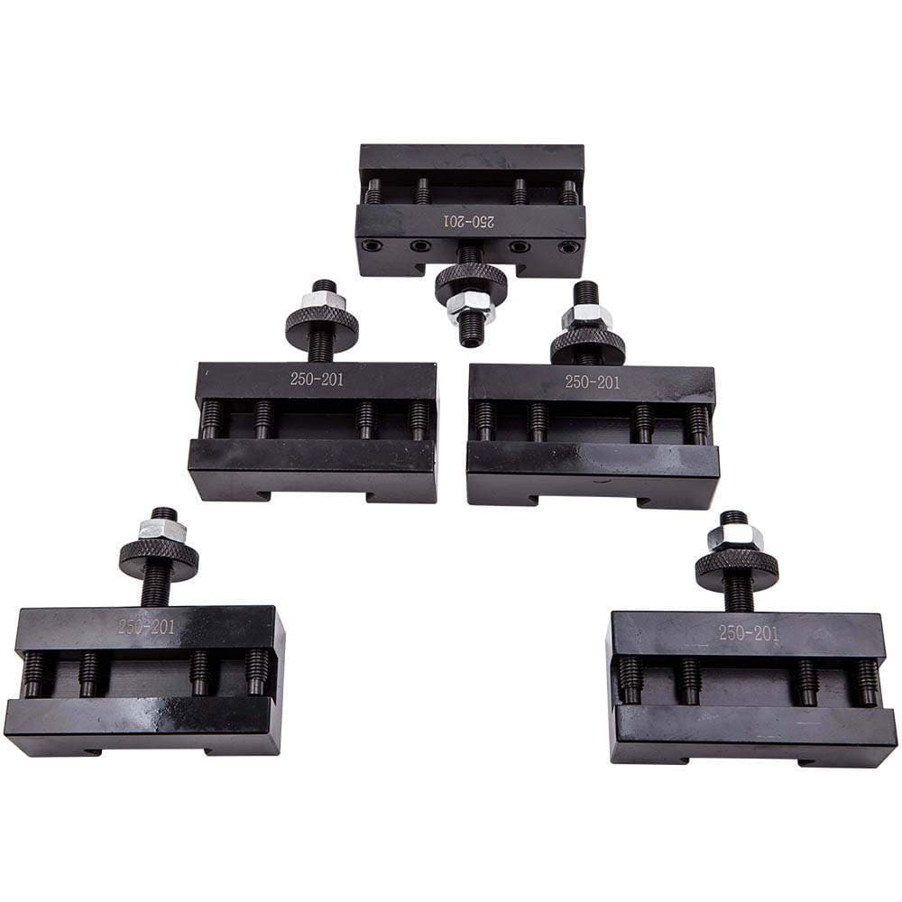 5 stuks Quick Change Turning & Facing Lathe Gereedschap Post Holder 250-201 nieuw