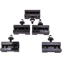 Laad de afbeelding in de galerijviewer, 5 stuks Quick Change Turning &amp; Facing Lathe Gereedschap Post Holder 250-201 nieuw