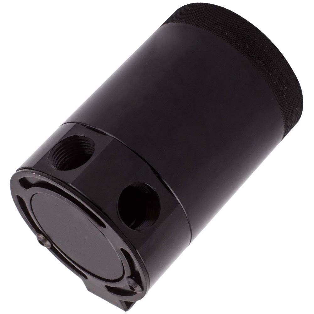 For CCV PCV system 3-port Oil Catch Can Tank air-oil separator with fittings