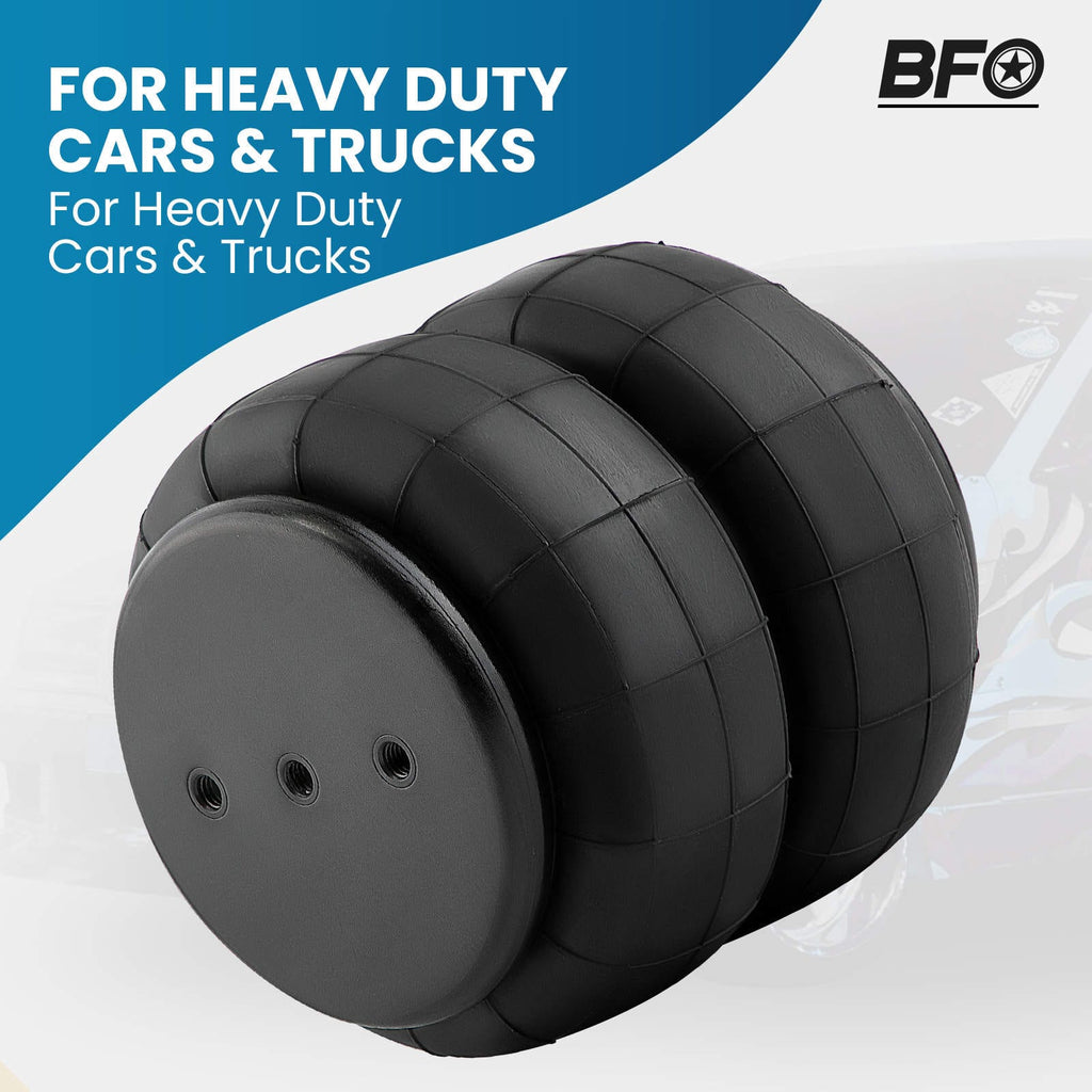 Universele luchtveerbalg 2600 lbs 1/2 NPT heavy-duty
