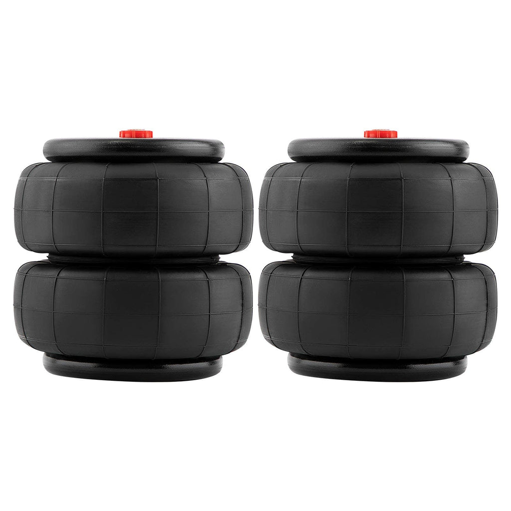 Set 2x universele luchtveerbalg 2600 lbs 1/2 NPT heavy-duty
