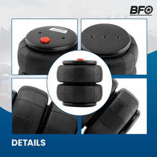 Load image into Gallery viewer, Set 2x universele luchtveerbalg 2600 lbs 1/2 NPT heavy-duty