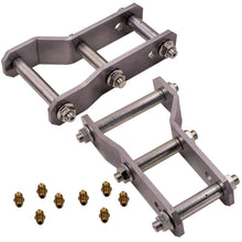 Laad de afbeelding in de galerijviewer, 2 Inch 45-48mm Extended Lift Shackles geschikt voor Ford Ranger PX/Mazda BT50 2012-onwards
