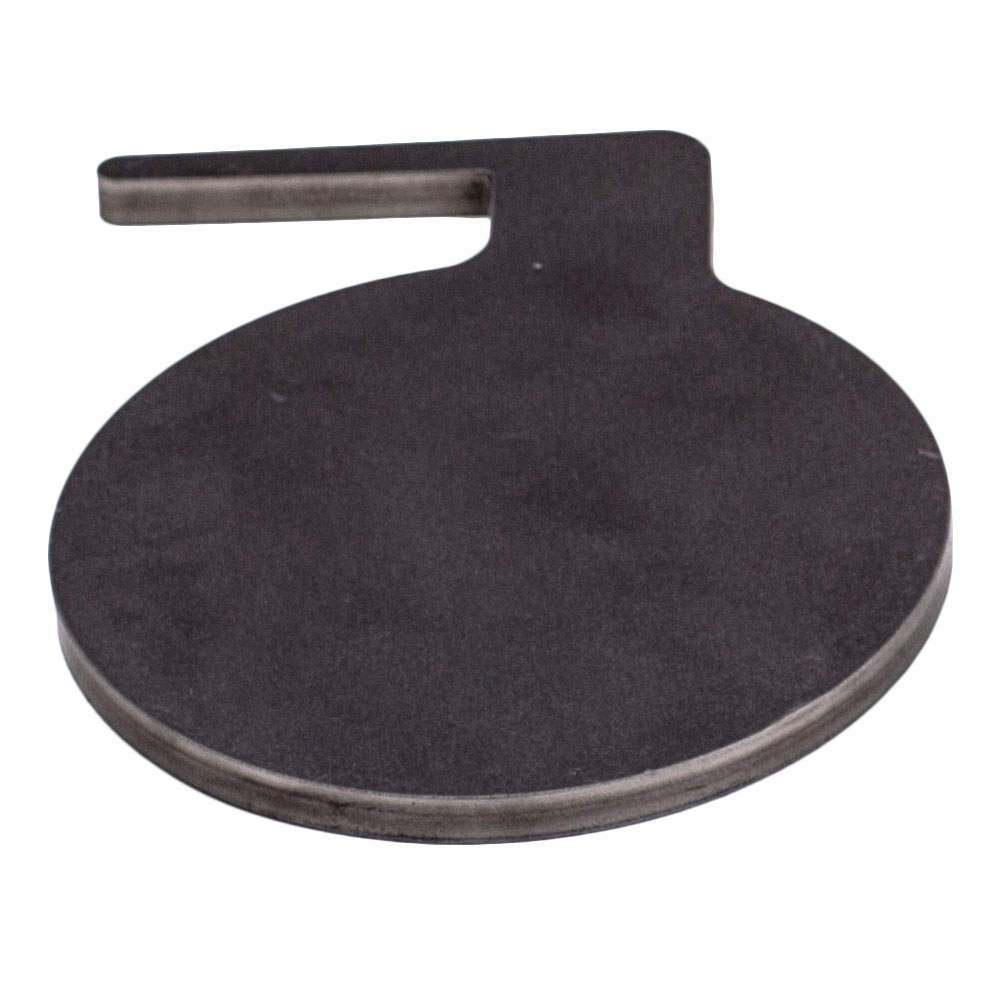 6"x 3/8" Q235 Steel Shooting Range Targets Target Tree Metal Paddles W/ Tubes