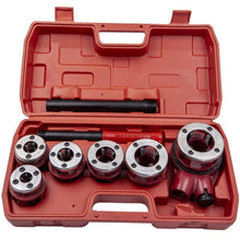 Laad de afbeelding in de galerijviewer, Ratchet pipe threader handle gereedschap set 1/2 3/4