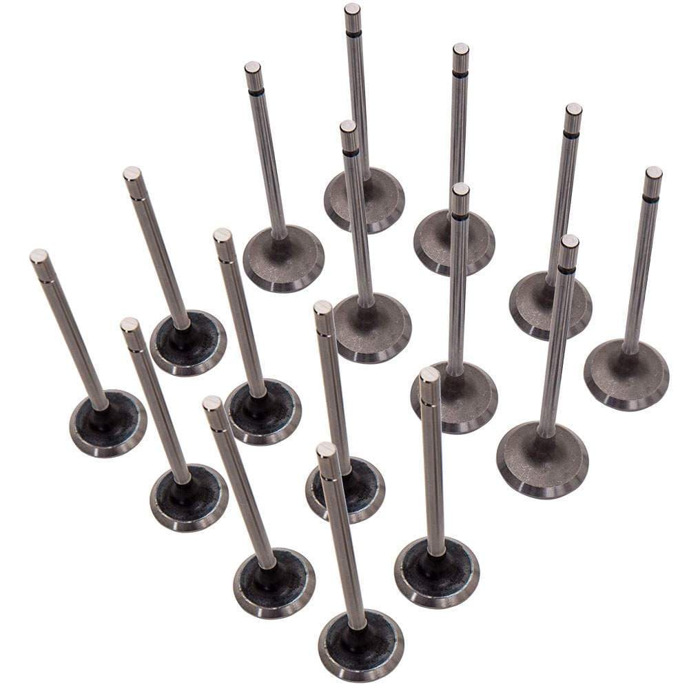 8x Intake Klep 8x Exhaust Klep geschikt voor Renault Clio Megane Laguna 1.4 1.6