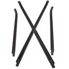 Laad de afbeelding in de galerijviewer, 4 Window Glass Seals Buitenste Door Weather Strip geschikt voor Toyota Hilux Double Cab 05-15