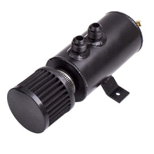 Laad de afbeelding in de galerijviewer, 0.75L Aluminium Oil Catch Can met Luchtfilter + AN10 Hose Fittings