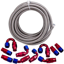 Laad de afbeelding in de galerijviewer, 6M AN8 Braided Staal Fuel Oil Line Hose End Fitting Kit