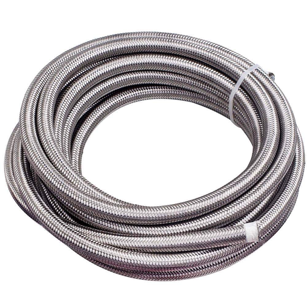 6M AN8 Braided Staal Fuel Oil Line Hose End Fitting Kit