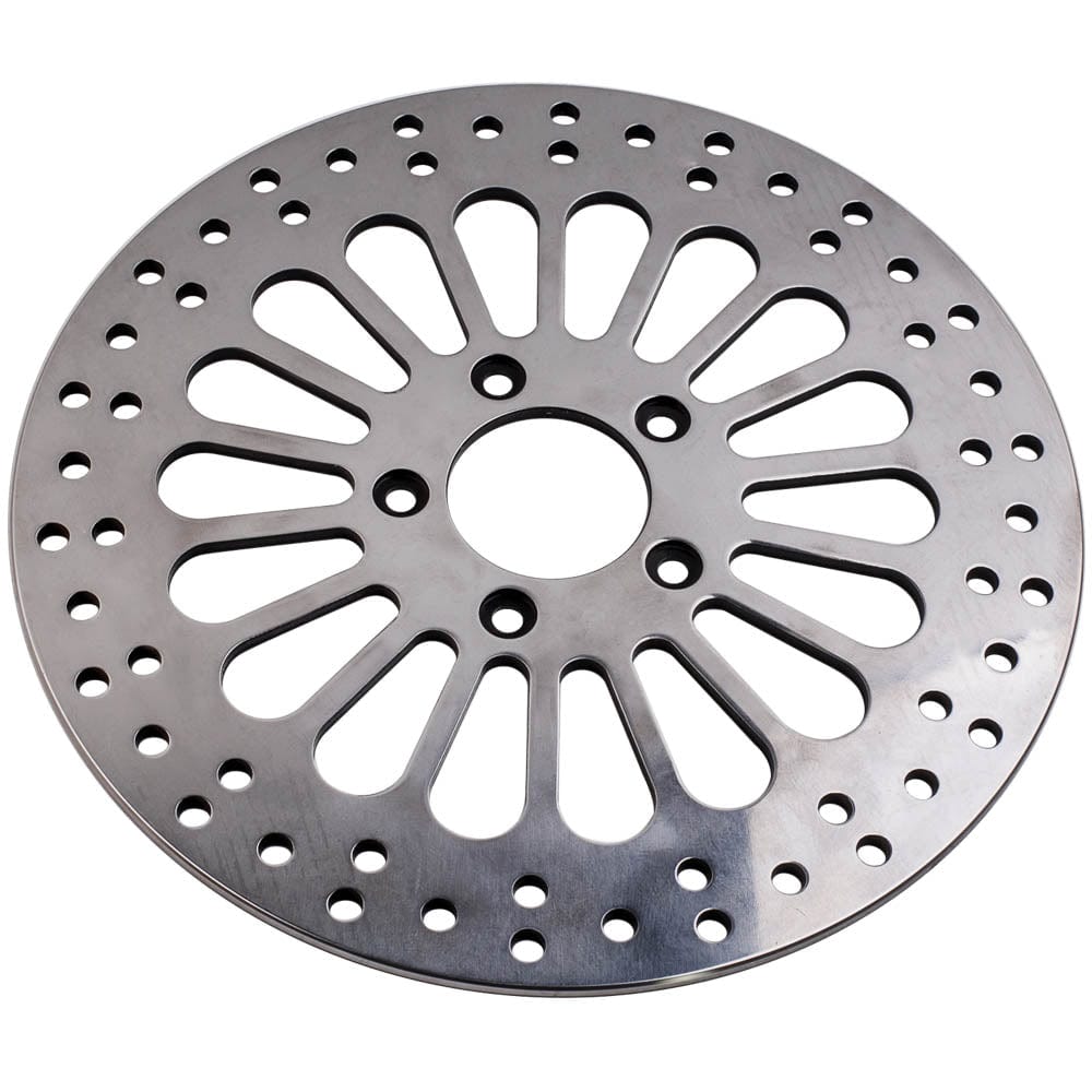 Polished voor 11.8 Disc Drilled Brake Rotor voor Harley Touring 2008-2013