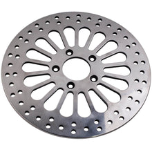 Laad de afbeelding in de galerijviewer, Polished voor 11.8 Disc Drilled Brake Rotor voor Harley Touring 2008-2013