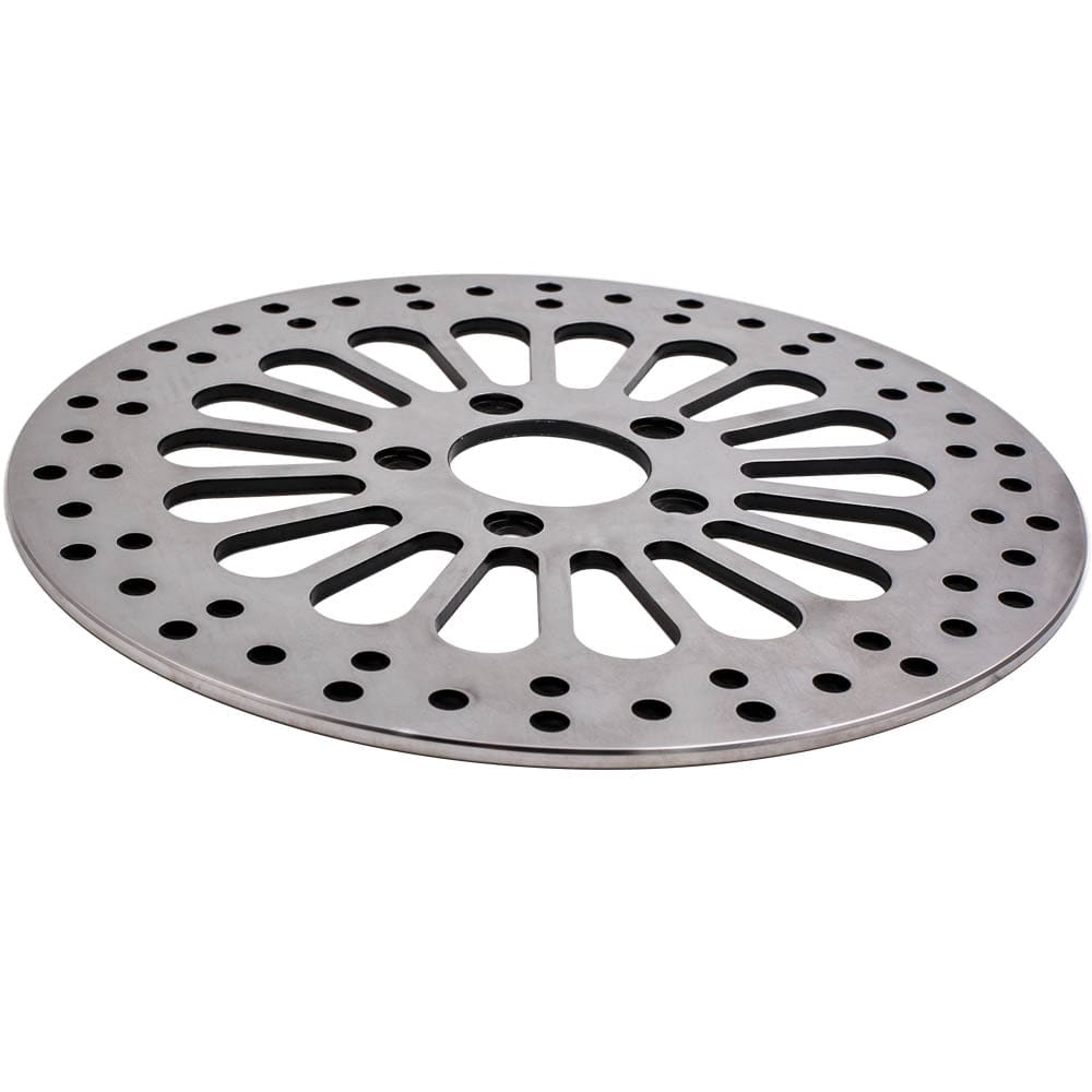 Polished voor 11.8 Disc Drilled Brake Rotor voor Harley Touring 2008-2013