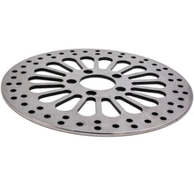 Laad de afbeelding in de galerijviewer, Polished voor 11.8 Disc Drilled Brake Rotor voor Harley Touring 2008-2013