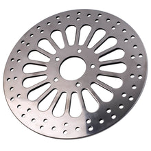Laad de afbeelding in de galerijviewer, Polished voor 11.8 Disc Drilled Brake Rotor voor Harley Touring 2008-2013