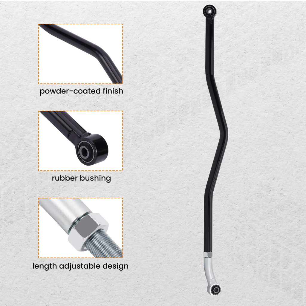 0-6 Inch achter Verstelbare Track Bar geschikt voor Jeep Wrangler JK 2007-18