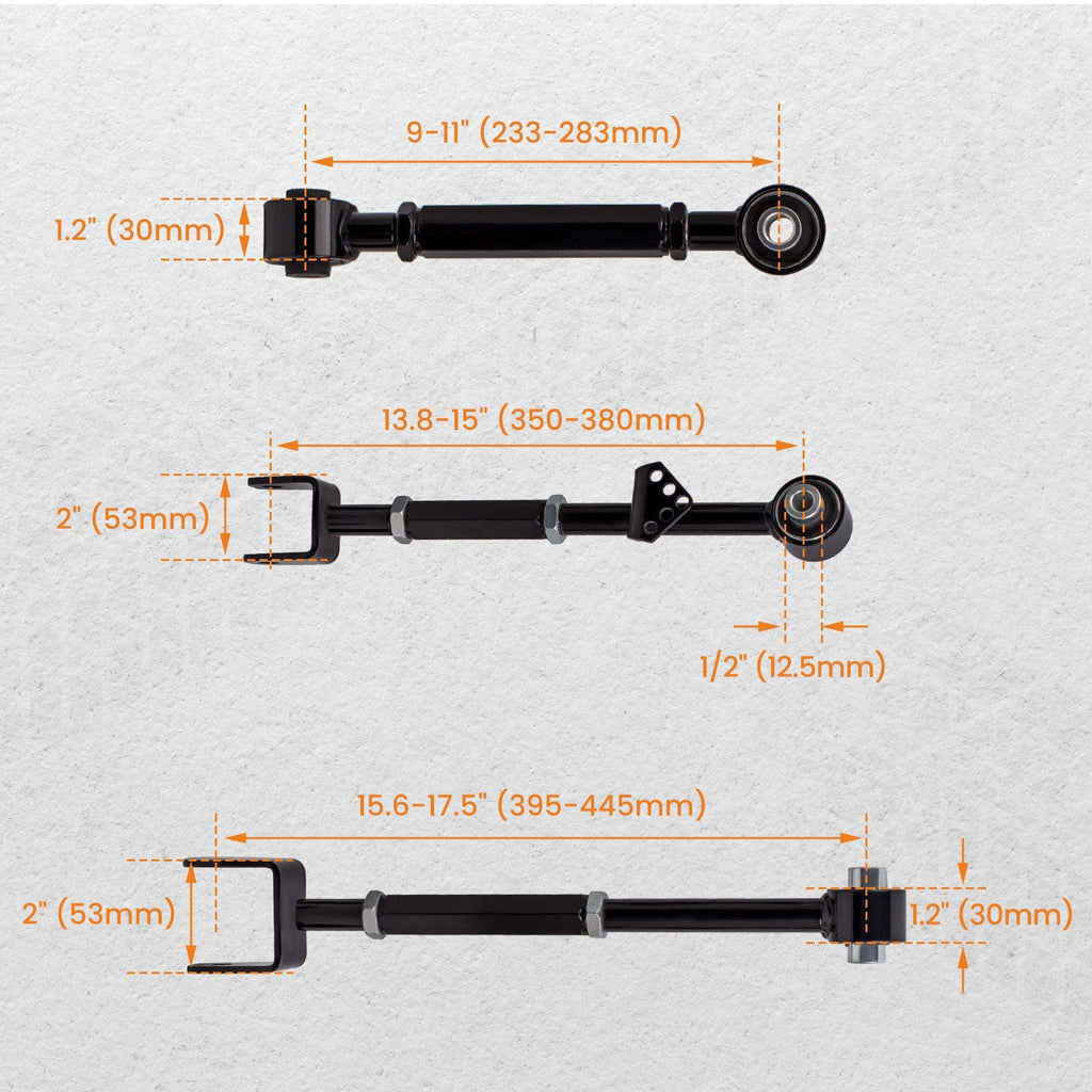 Voor Ball Joint + achter Camber Draagarm Toe Kit Geschikt voor Honda Accord 08-13 Geschikt voor Acura TL TSX