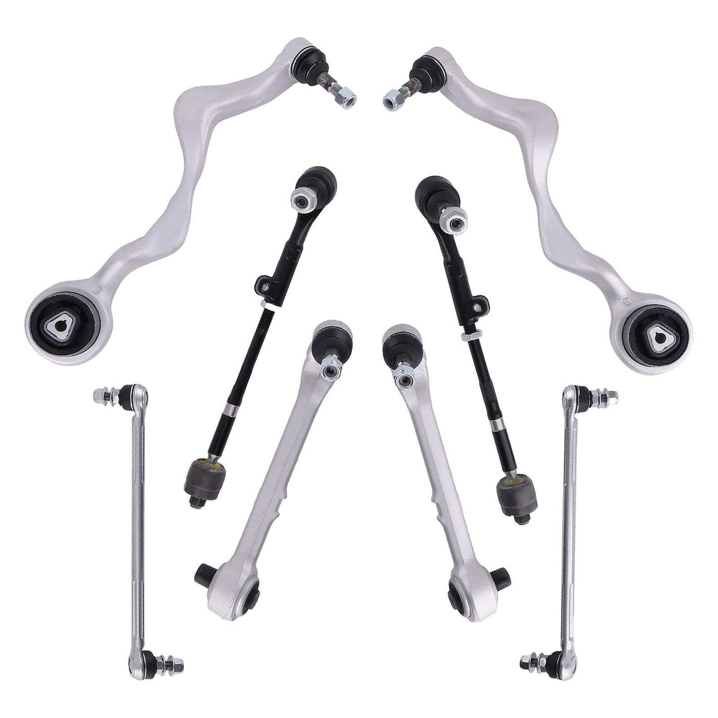 WISHBONE DRAAGARM+COUPLING ROD+TIE ROD KIT voorzijde geschikt voor BMW 1 Serie E81 E87 E88 E82