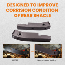 Laad de afbeelding in de galerijviewer, Achter Shackle Mount Frame Repair Kit geschikt voor Jeep Wrangler YJ 1987-1995 nieuw