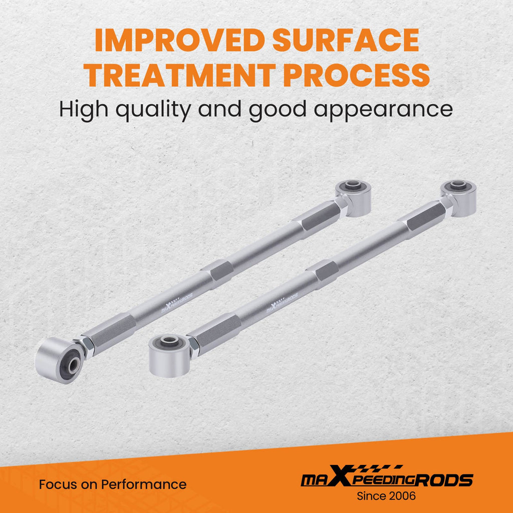 2x Draagarm Geschikt voor Mini Cooper R50 R52 R53 R55 R56 achter Camber Arm