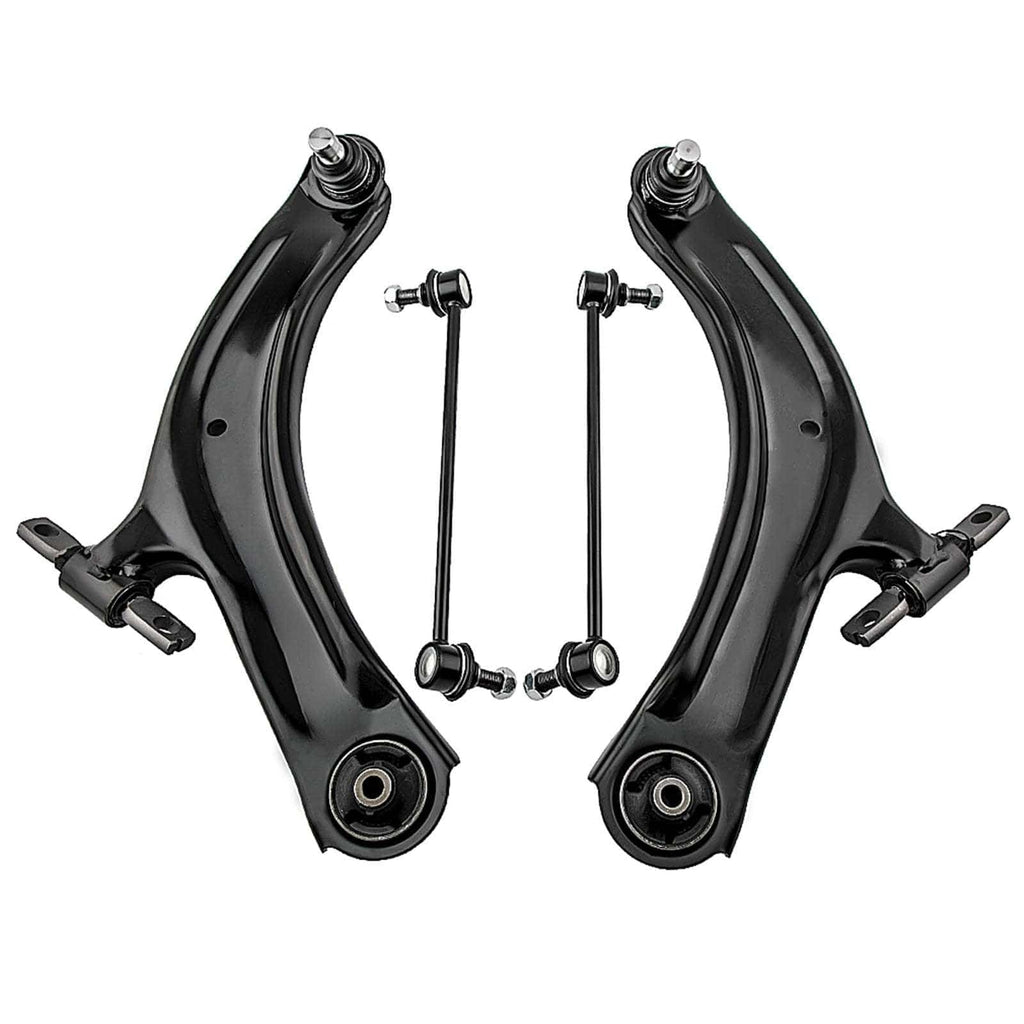 4 stuks WISHBONE VOOR LINKS+RECHTS geschikt voor NISSAN QASHQAI +2 I X-TRAIL KOLEOS I NIEUW