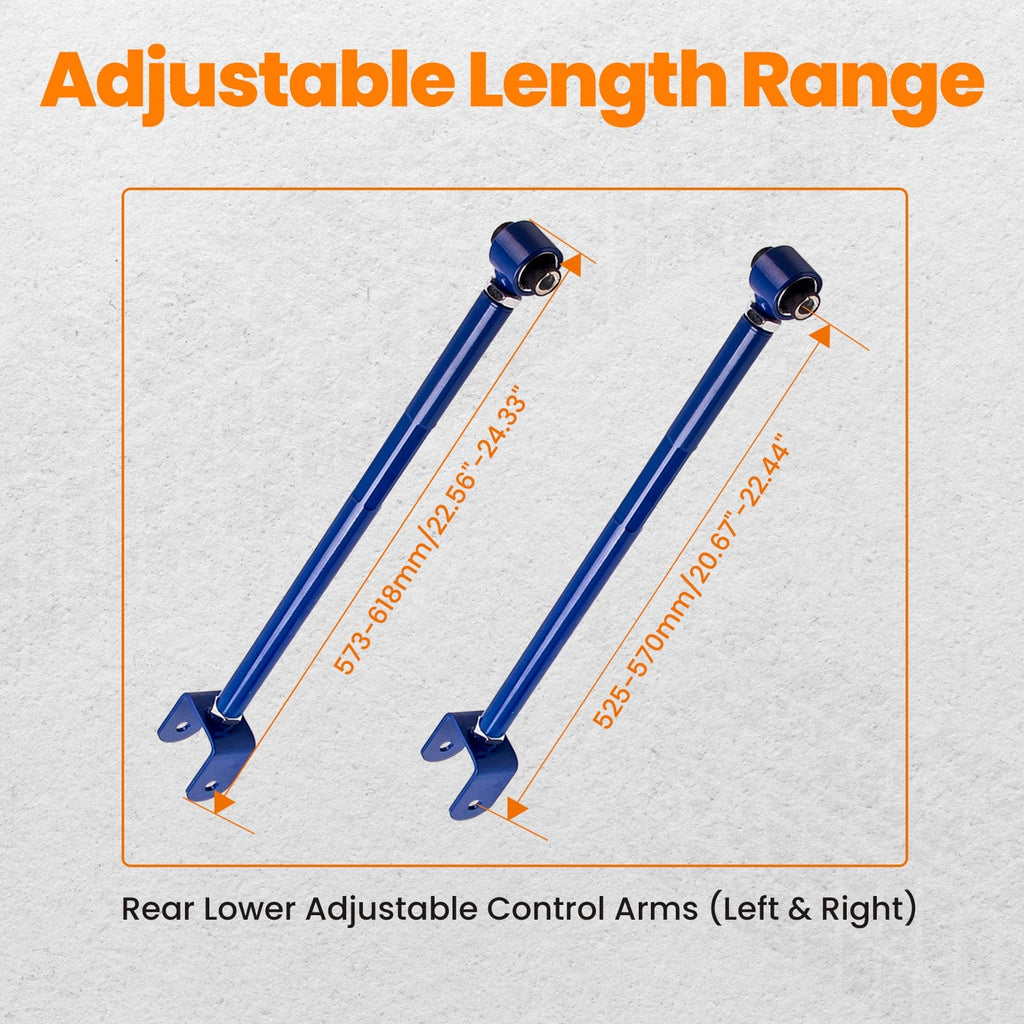 Achter trailing arm geschikt voor BMW E36 318i, 318is, 318ic, 323i, 323ic, 323is, 325i