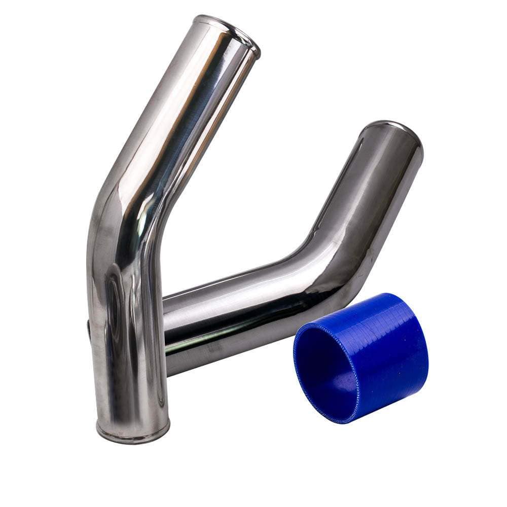 Universal Intercooler Piping Hose Tube 3" 76mm Turbo Pipe Hose Piping Kit