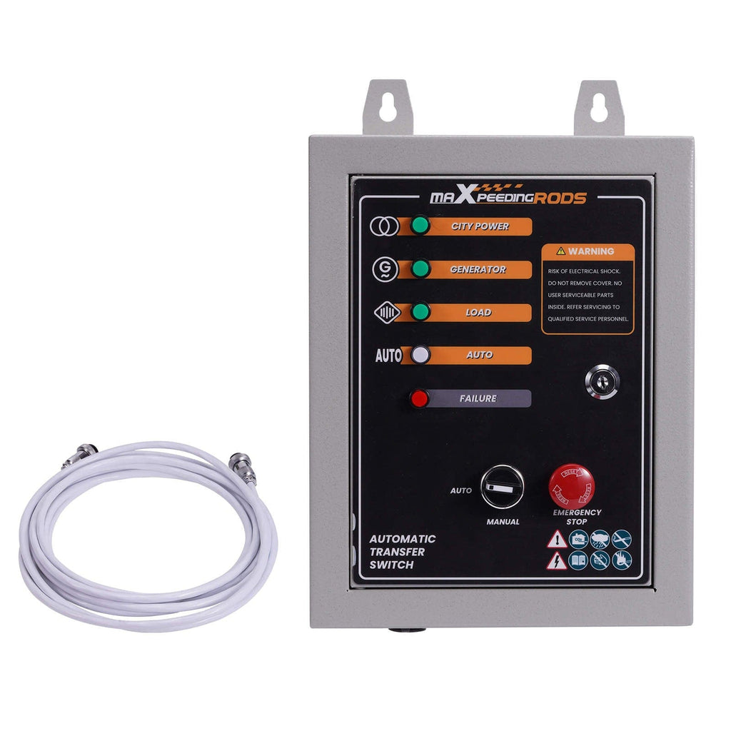 ATS Automatische Noodstroomschakelaar voor Aggregaat / Generator – 7-Pins 50A 230V tot 10kW