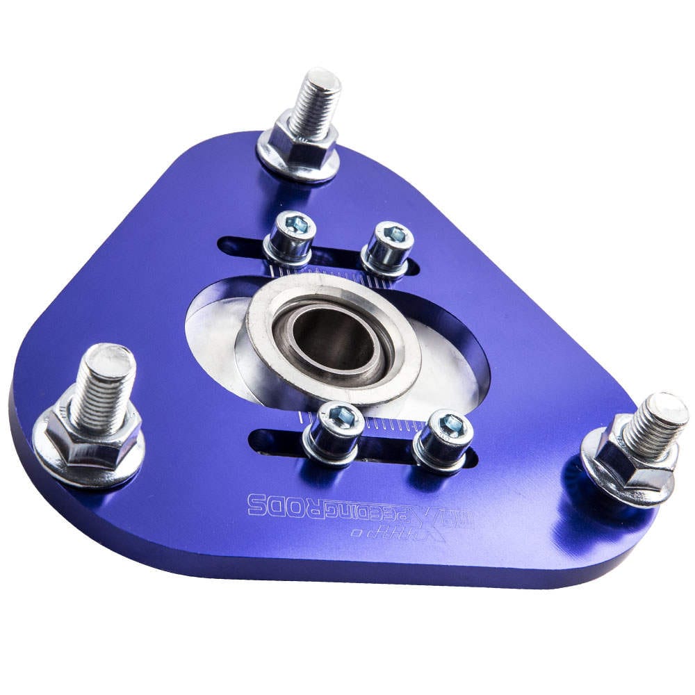 Set of 2 Schroefset Camber Plates Bovenste Mount Blue geschikt voor Toyota Celica 2000-2006
