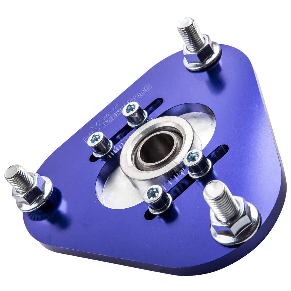 Set of 2 Schroefset Camber Plates Bovenste Mount Blue geschikt voor Toyota Celica 2000-2006