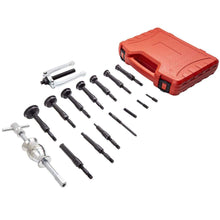 Laad de afbeelding in de galerijviewer, 16x Keerring Bus Lager Press Push Gereedschap Puller Kit voor 8-53mm Bore Bearings
