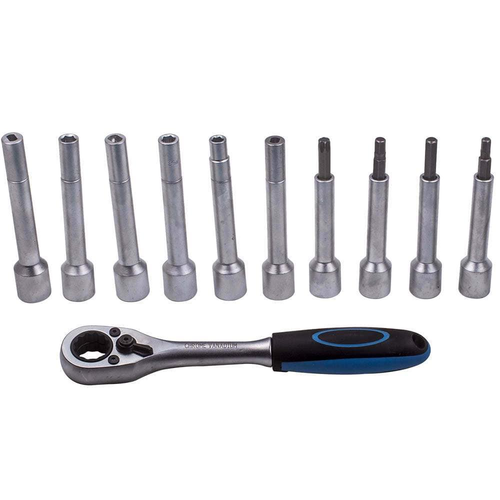 18-Stuk Luchtvering Repair Gereedschap Kit met Ratchet and Sockets