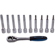 Laad de afbeelding in de galerijviewer, 18-Stuk Luchtvering Repair Gereedschap Kit met Ratchet and Sockets