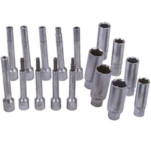 Laad de afbeelding in de galerijviewer, 18-Stuk Luchtvering Repair Gereedschap Kit met Ratchet and Sockets