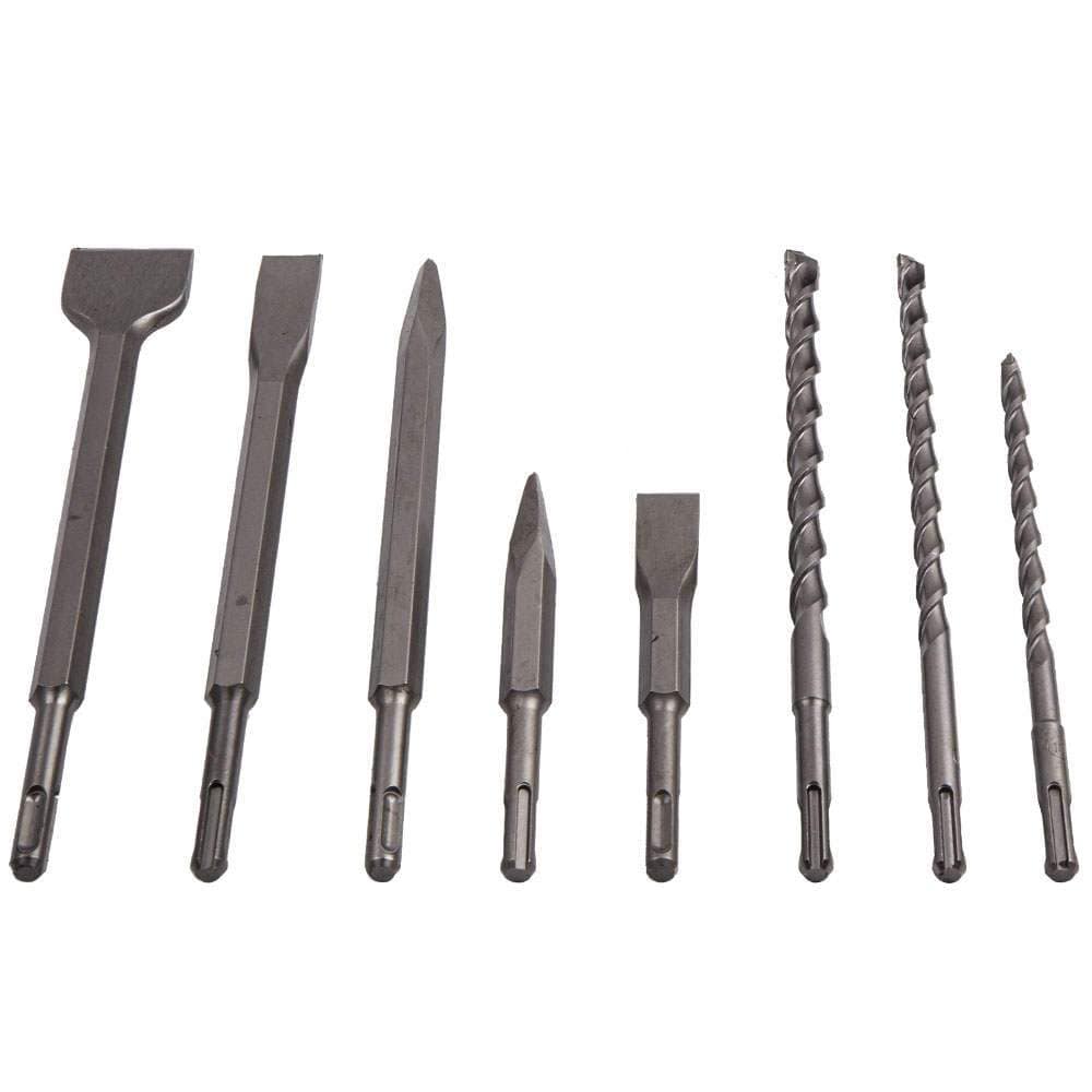 17x Hammer Drill Bits Chisel Bit Fit SDS Plus Groove Concrete Set