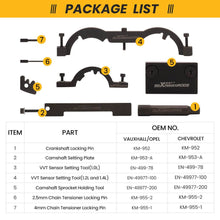 Laad de afbeelding in de galerijviewer, Distributie timing gereedschap Opel Vauxhall Chevrolet