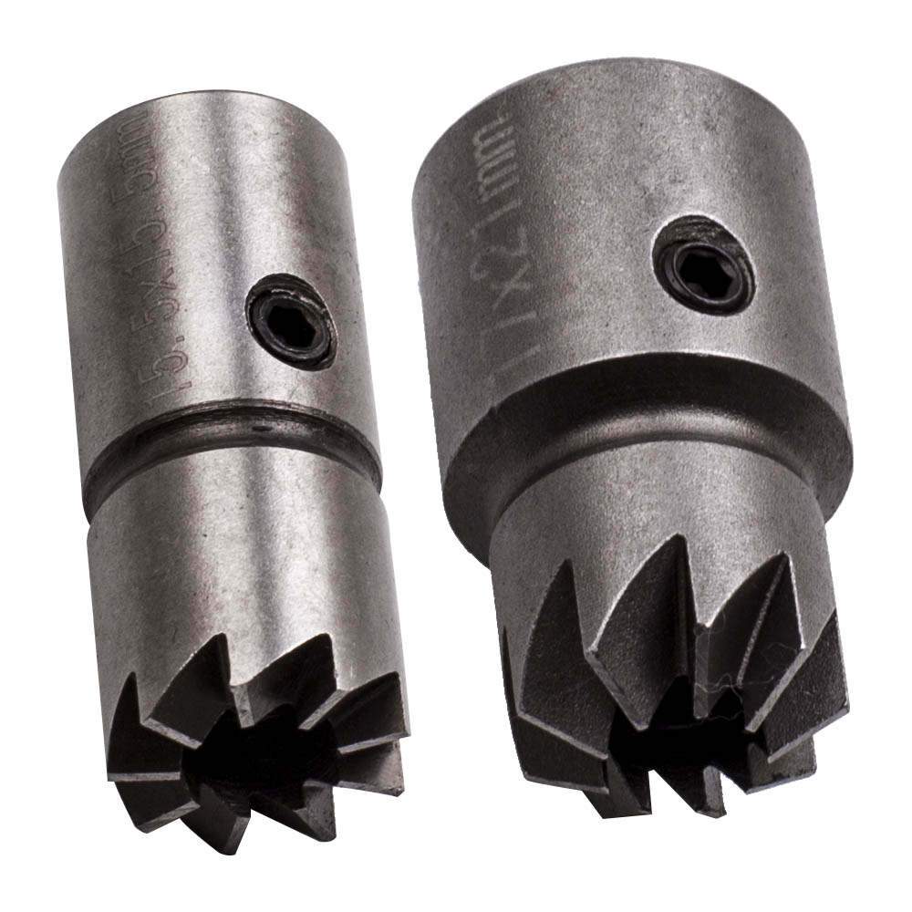 17 stuks Diesel Injector Seat Cutter Set Seating Gereedschap Kit