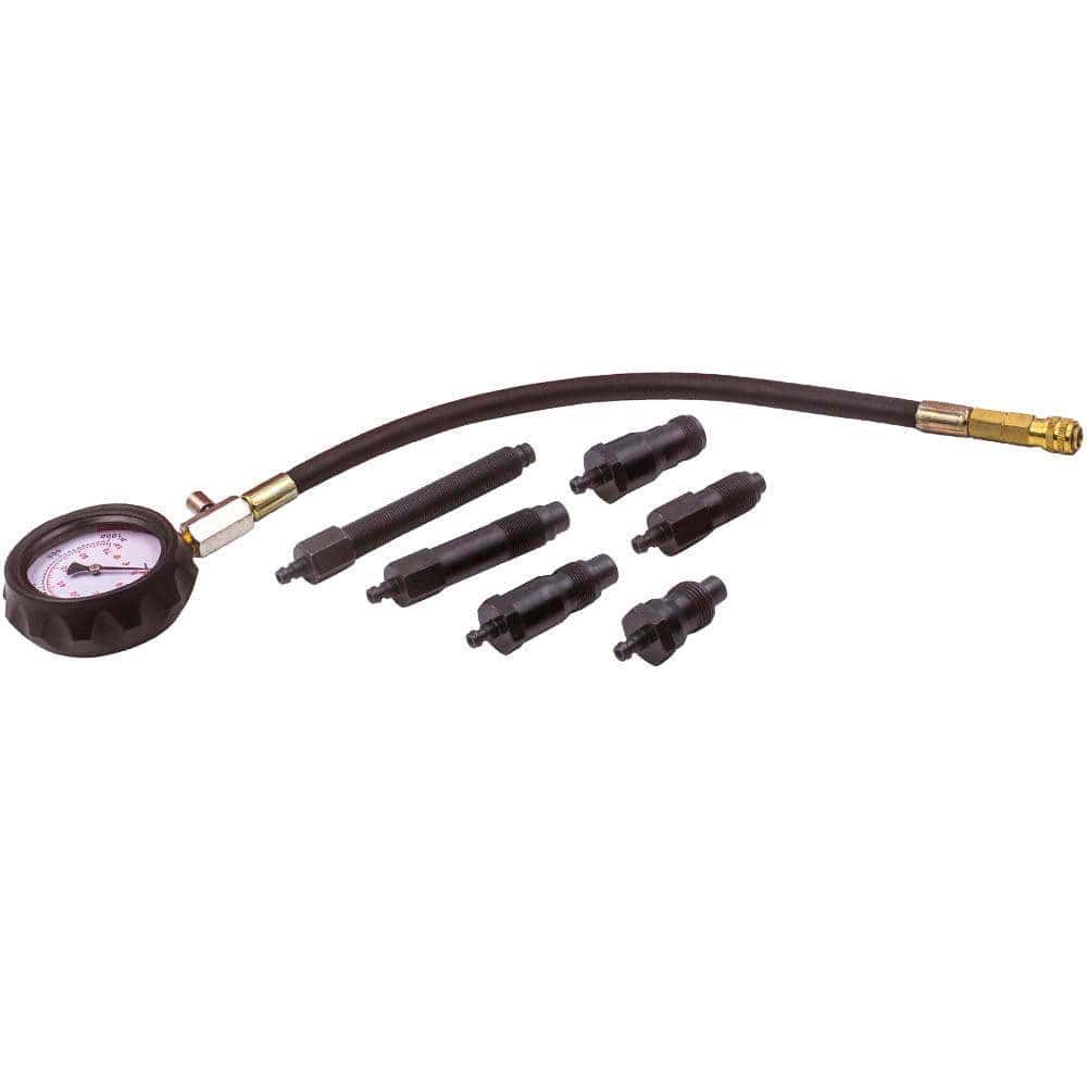 Diesel Compression Tester Car Truck Tractor Engine Cylinder Pressure Test Kit