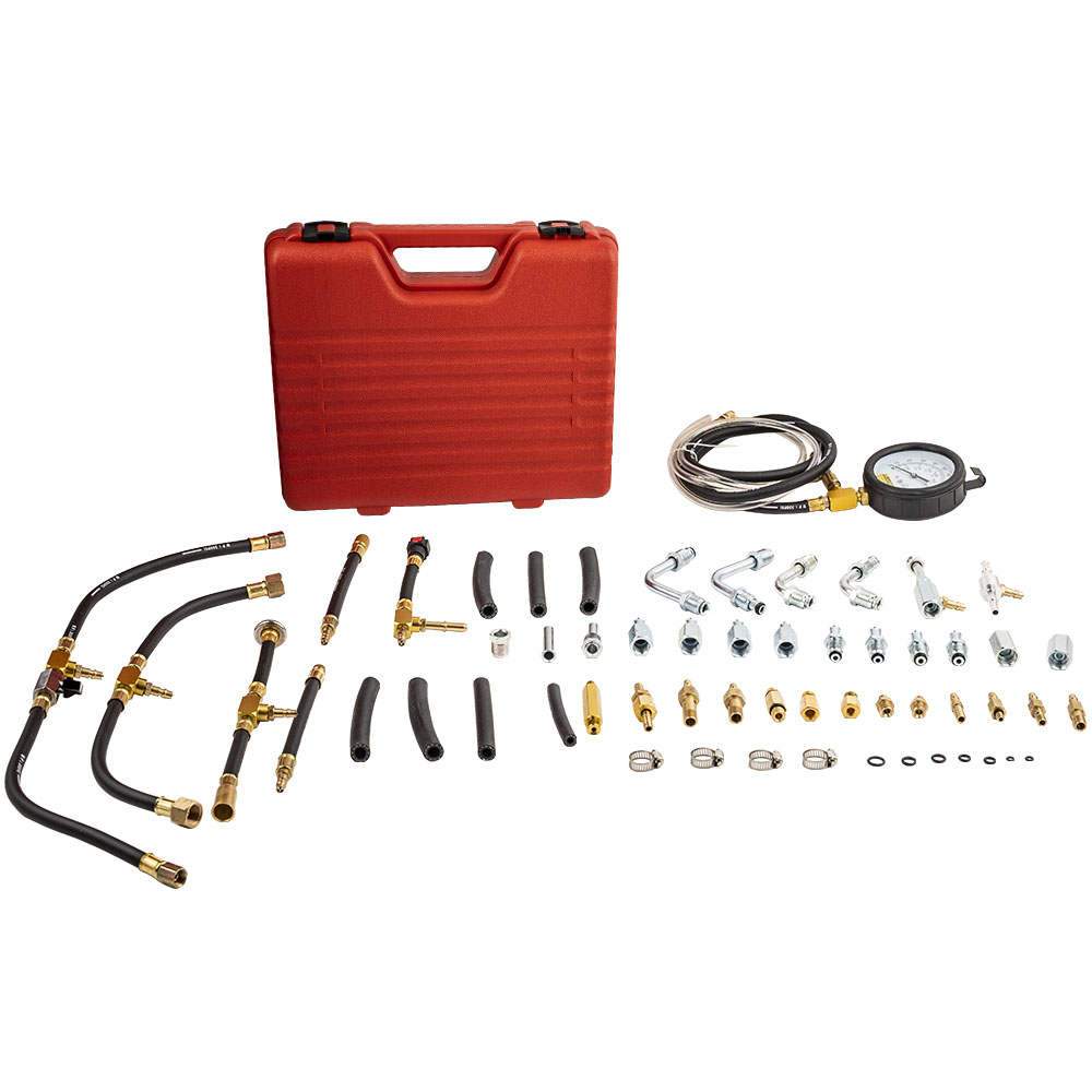 Gasoline Pressure Tester Gauge Gereedschap Set 0-10 Bar