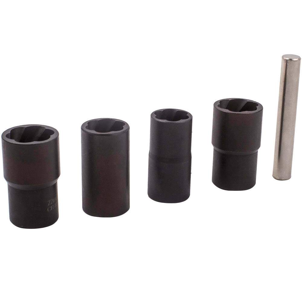 5XLocking Wheel Nut Demontagegereedschap Worn Damaged Stud Bolts 1/2